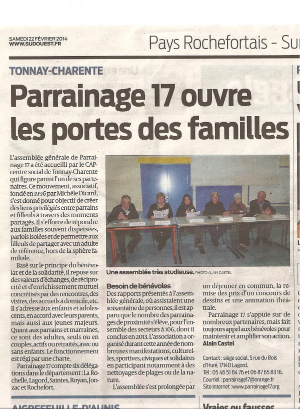 Article Sud-Ouest AG