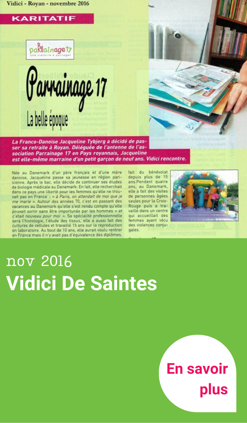 Article VIDICI Saintes Nov 2016