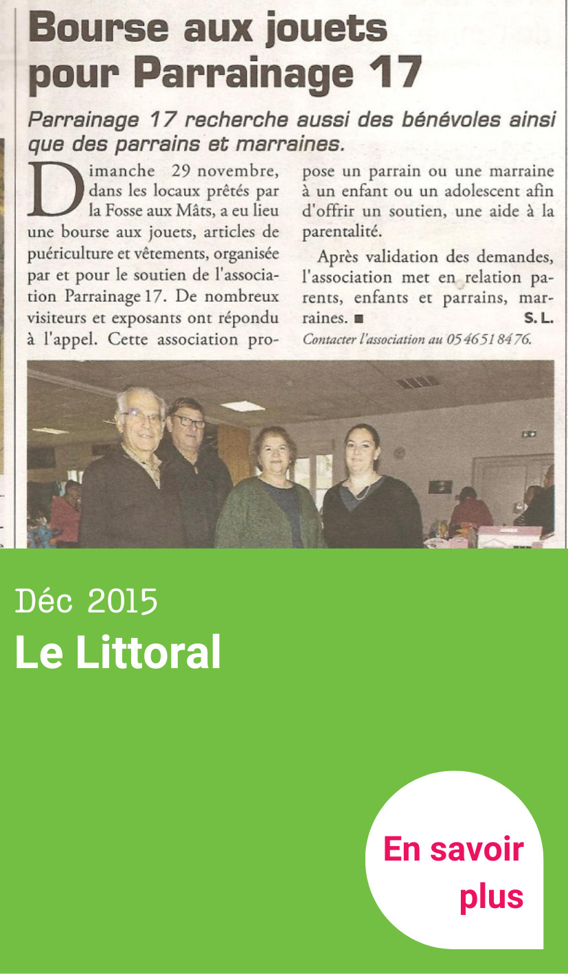 Article Le Littoral Décembre 2015