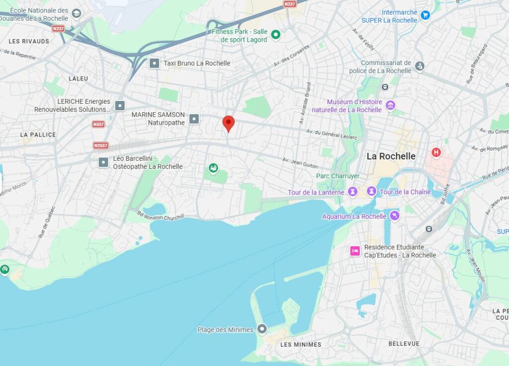 Carte La Rochelle